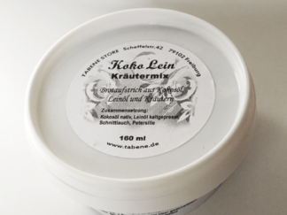 KokoLein Kräutermix Aufstrich 160 ml