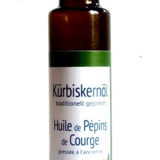Biologisches Kürbiskernöl vom Steirischen Ölkürbis, schonend gepresst und ungefiltert. Ein vollmundiges, dickflüssiges Feinschmeckeröl von wundervoll dunkelgrüner Farbe und kräftigem, angenehm nussigen Geschmack.