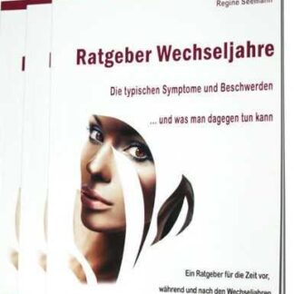 Ratgeber Buch über Wechseljahre, der Frau. Die typischen Symptome und Beschwerden. Tipps zur Selbsthifle.