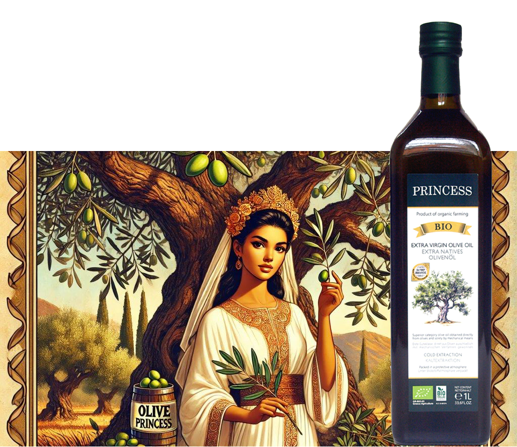 Kaltextrahiertes Bio-Olivenöl aus Griechenlnad, Süd-Kreta. Mit sehr harmonischem mild-fruchtigem Geschmack.